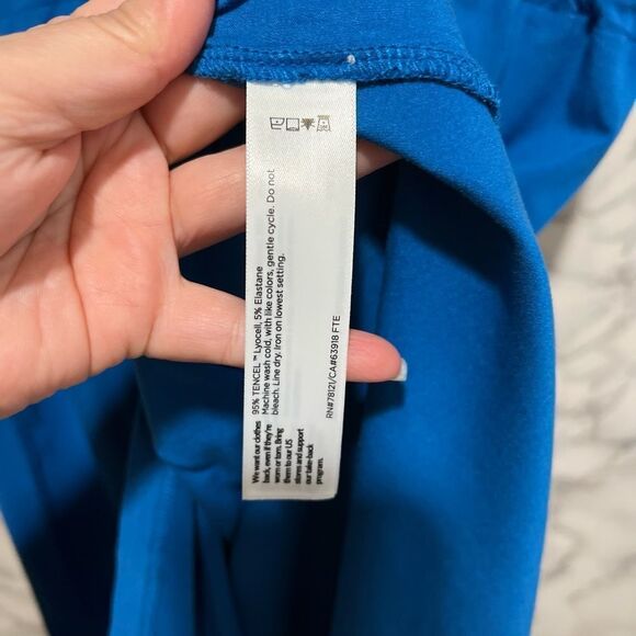 EILEEN FISHER Mock Neck Tie Waist Sleeveless Dress size S/P - Picture 8 of 10